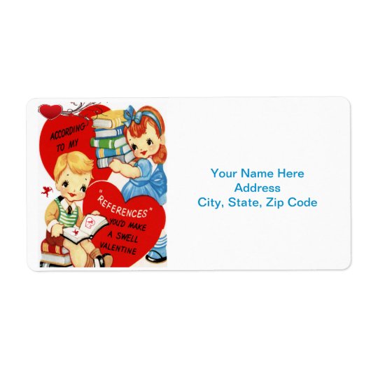 Valentintagsschilder Vintag (Vorne)