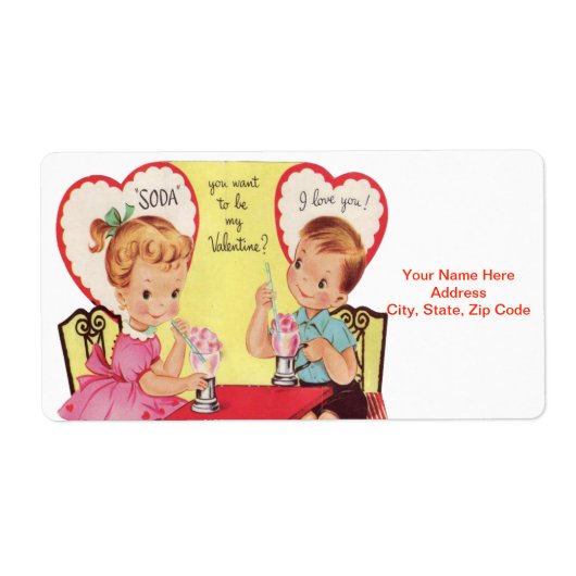 Valentintagsschilder Vintag (Vorne)