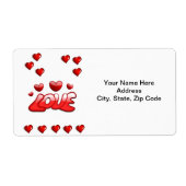 Valentintagsschilder Vintag (Vorne)