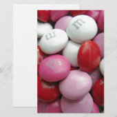 Valentinus Candy Briefpapier (Vorne/Hinten)