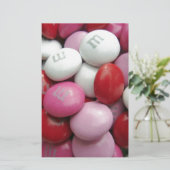 Valentinus Candy Briefpapier (Stehend Vorderseite)