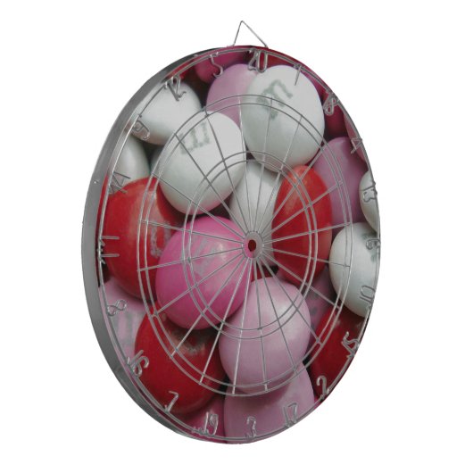 Valentinus Candy Dartscheibe (Vorderseite Links)