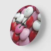 Valentinus Candy Runde Wanduhr (Winkel)