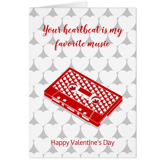 Valentinus rotes Retroaudiotape (Vorne)