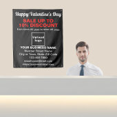 Valentinverkauf im Geschäft Wandteppich