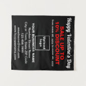 Valentinverkauf im Geschäft Wandteppich (Vorderseite (Horizontal))