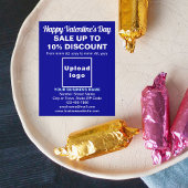 Valentinverkauf in Blauer Flyer