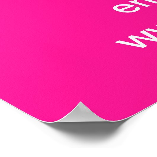 Valentinverkauf in Rosa Poster (Ecke)