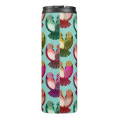 Valentinvögel in der Liebe Thermosbecher (Rückseite)