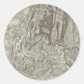 Valenz Runder Aufkleber (Vorderseite)