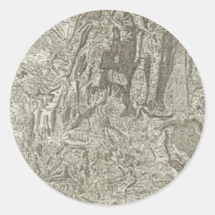 Valenz Runder Aufkleber