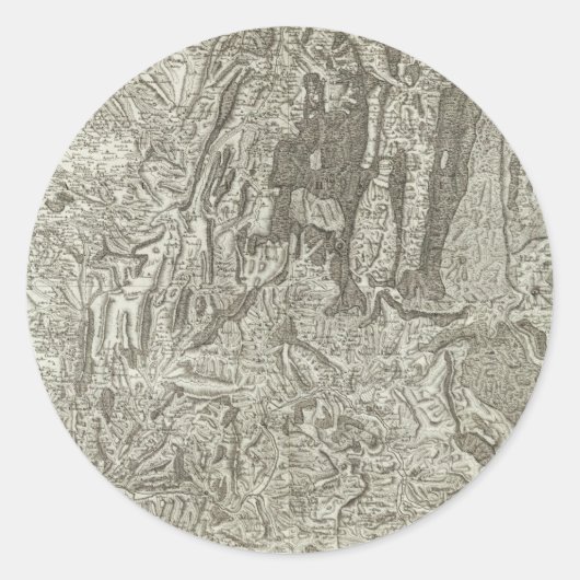 Valenz Runder Aufkleber (Vorderseite)