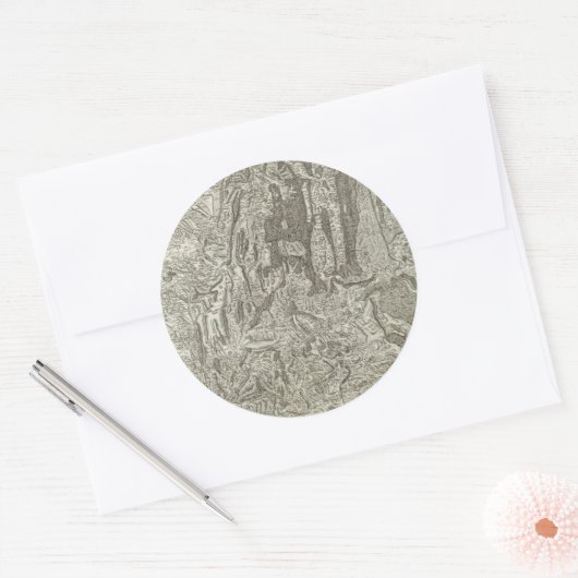 Valenz Runder Aufkleber (Umschlag)