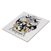 Valenzuela-Familienwappen Fliese (Seite)