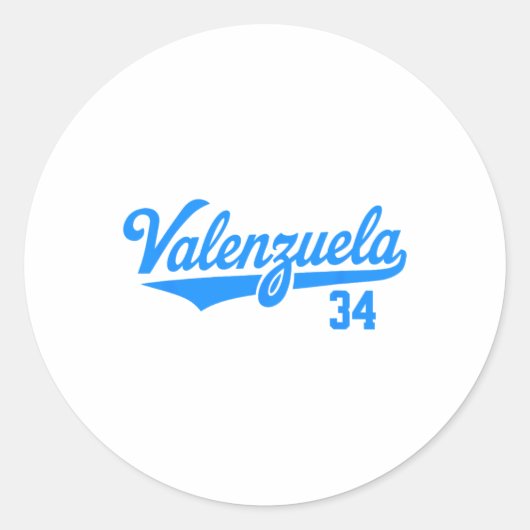 Valenzuela Runder Aufkleber (Vorderseite)