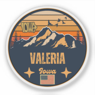 Valeria, Iowa Aufkleber