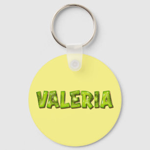 Valeria Name Kiwi Design Schlüsselanhänger