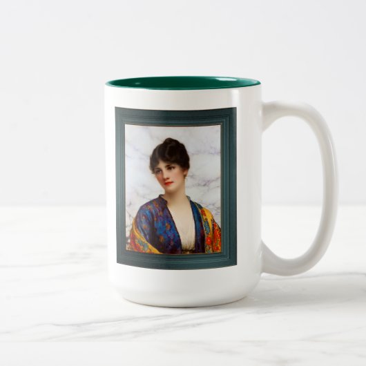 Valeria von William Clarke Wontner Zweifarbige Tasse (Rechts)