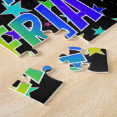 "VALERIA" Vorname, Spaß "GLÜCKLICHER GEBURTSTAG" Puzzle (Seite)