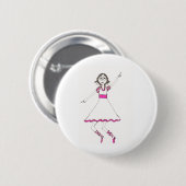 Valerie der Tänzer Button (Vorne & Hinten)