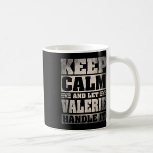 Valerie Name Personalisiert Valerie Vorname Kaffeetasse