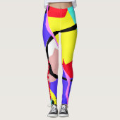 Valerie Pastel Colors Positive Leggings (Vorderseite)