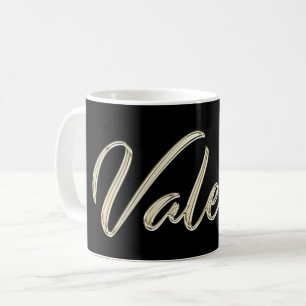 Valerie white gold Handwriting Tasse Kaffeetasse