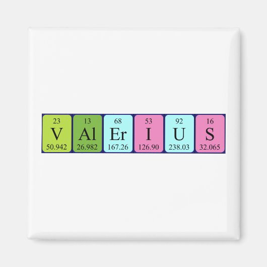 Valerius Periodenmagnet Magnet (Vorne)