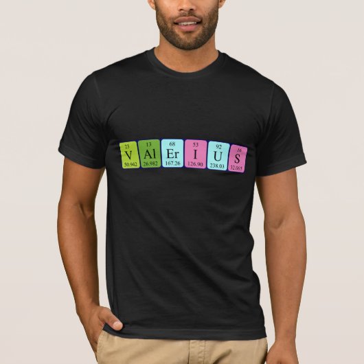 Valerius Periodenname Shirt (Vorderseite)