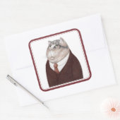 VALET CAT Large Square Stickers (Umschlag)