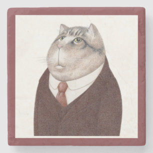 VALET CAT Marble Stone Untersetzer