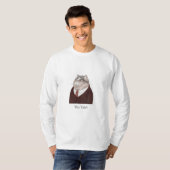 VALET CAT Mens' Basic Long Sleeve Shirt (Vorne ganz)