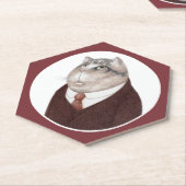 VALET CAT Pointy Hexagon Paper Untersetzer (angewinkelt)