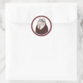 VALET CAT Small Round Stickers (Tasche)