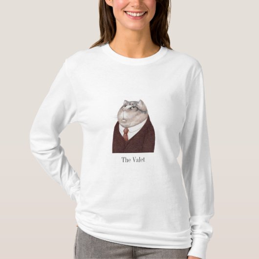 VALET CAT Women's Basic Long Sleeve Shirt (Vorderseite)
