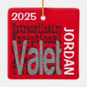 Valet Extraordinaire CUSTOM Keramikornament (Rückseite)