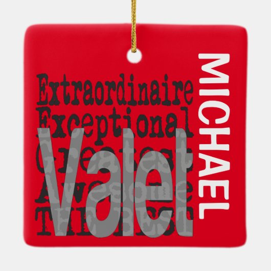 Valet Extraordinaire CUSTOM Keramikornament (Rückseite)