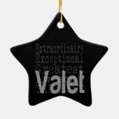 Valet Extraordinaire Keramik Ornament (Hinten)