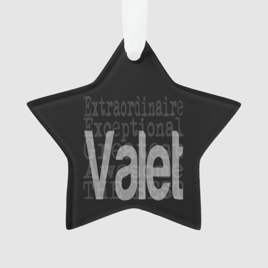 Valet Extraordinaire Ornament (Vorderseite)