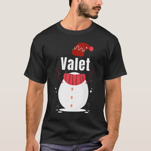 Valet-Geschenk für Weihnachten T-Shirt (Vorderseite)
