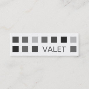 VALET (Mod-Quadrate) Mini Visitenkarte