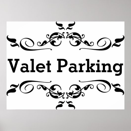 Valet Parking Poster (Vorne)