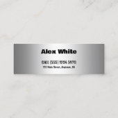 Valet Trash Mini Visitenkarte (Rückseite)