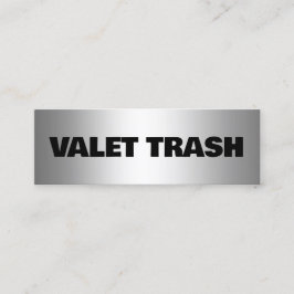 Valet Trash Mini Visitenkarte