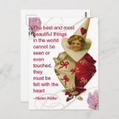 Valetine Postkarte (Vorne/Hinten)