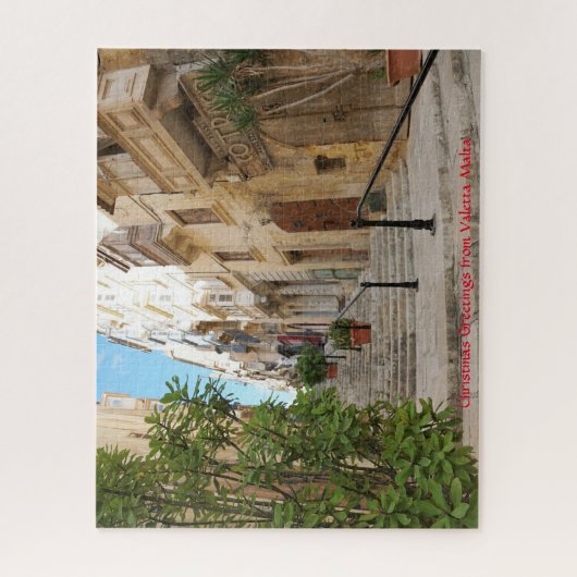 Valetta Streetscape Malta Jigsaw Puzzle (Vertikal)