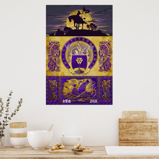 Valhalla Awaits Poster (Küche)