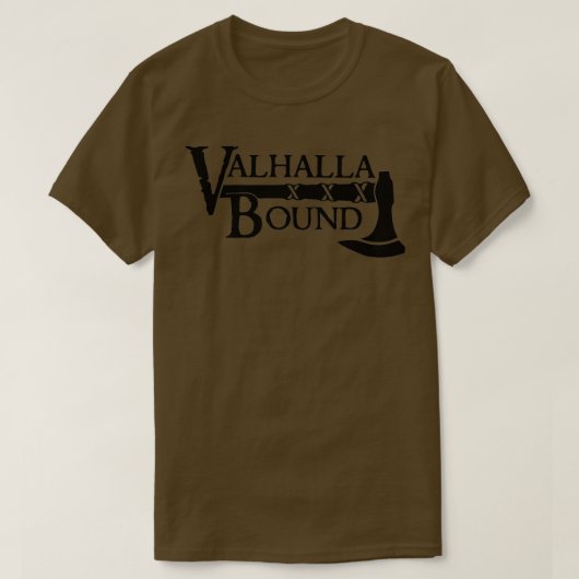 Valhalla Bound Viking Ax 2 T-Shirt (Design vorne)