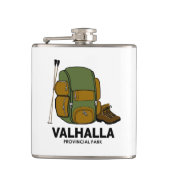 Valhalla Provincial Park Backpack Flachmann (Vorderseite)