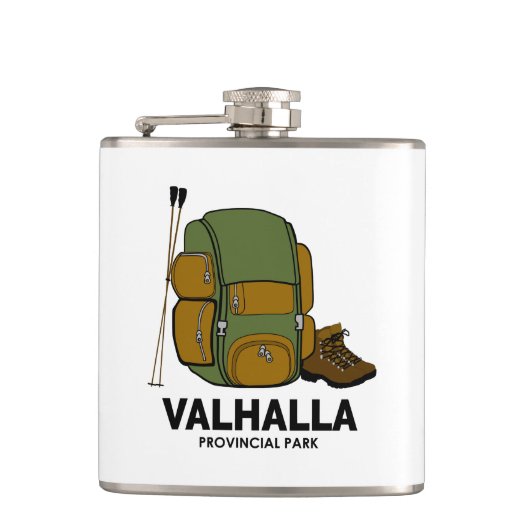 Valhalla Provincial Park Backpack Flachmann (Vorderseite)